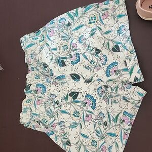 LOFT Paperbag Shorts in Floral